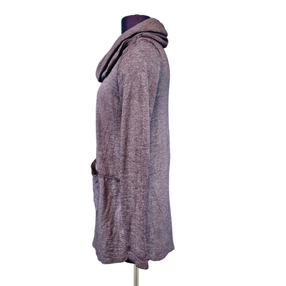 Soft Surroundings Purple Evening Stroll Cowl Neck Pullover Size Small Women P11‎ - Picture 4 of 10